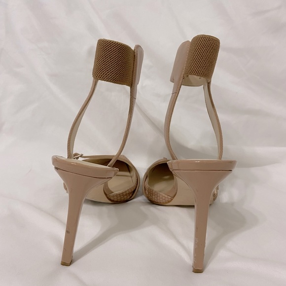 Nine West heels mules in nude size 6 - Picture 2 of 7